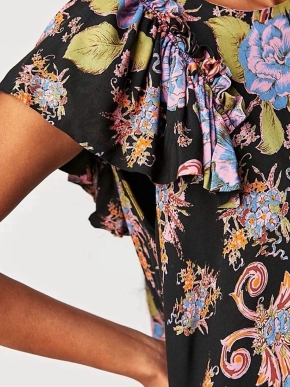 Free People Floral Dress in Yara Print - Picture 4 of 12
